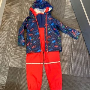 Rain jacket and bib pants